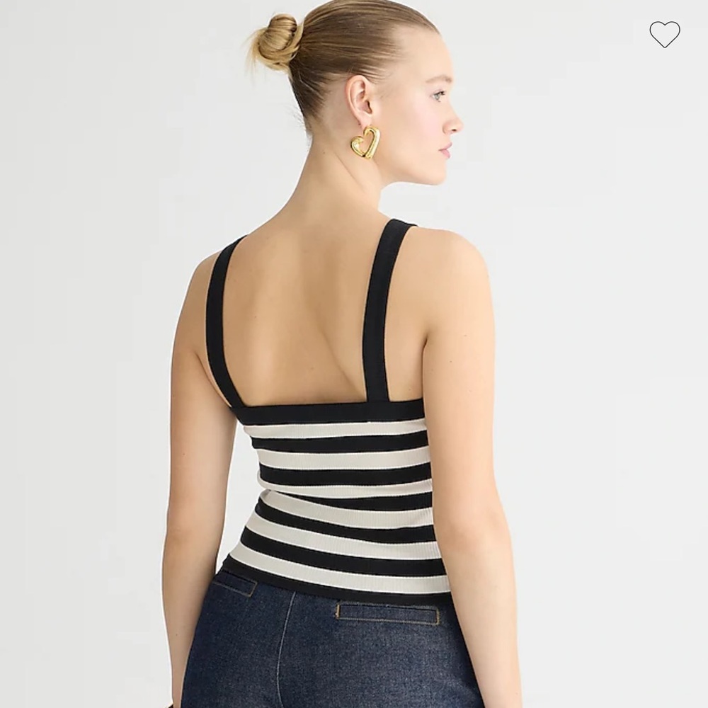 J. Crew Vintage Rib Tank Top - Picture 3 of 4